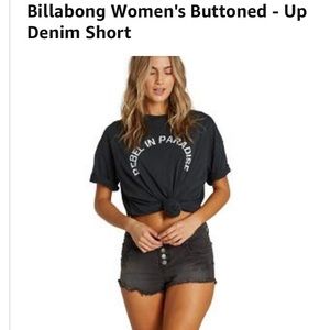 Billabong Cobalt blue denim shorts